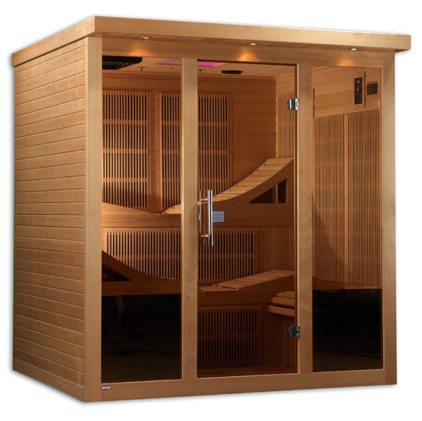 Golden Designs Monaco Elite 6-Person Near-Zero EMF FAR Infrared Sauna