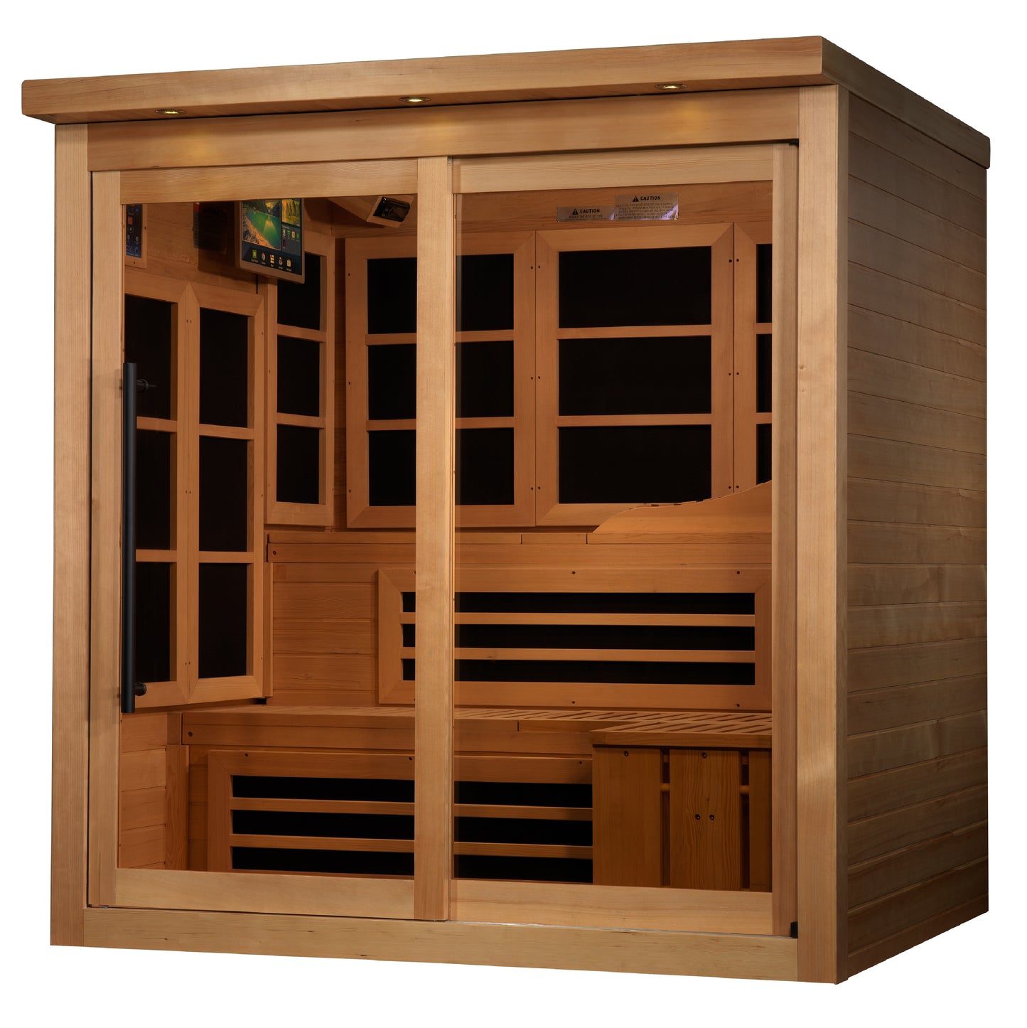 Golden Designs Monaco Limited Edition 6-Person Near-Zero EMF FAR Infrared Sauna
