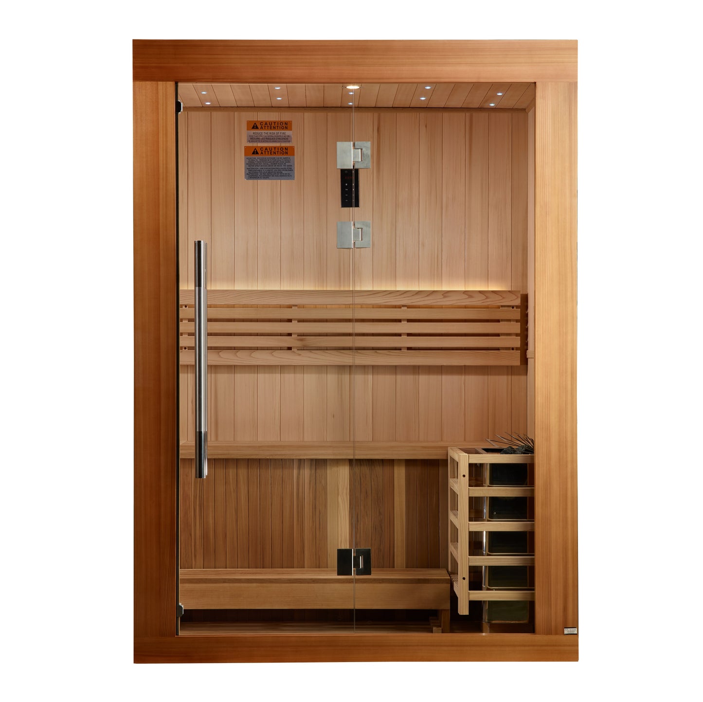 Golden Designs Sundsvall 2-Person Traditional Sauna