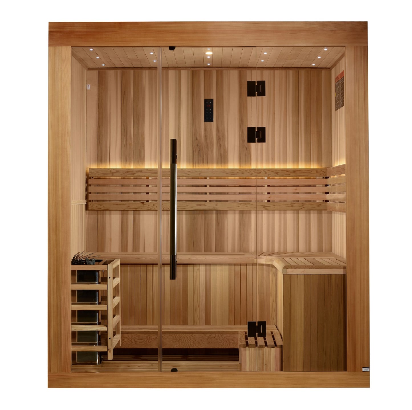 Golden Designs Copenhagen 3-Person Traditional Sauna