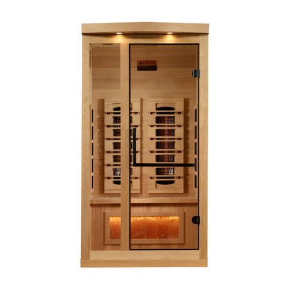 Golden Designs 8000 Reserve Series 1-Person Near-Zero EMF Full-Spectrum Infrared Sauna