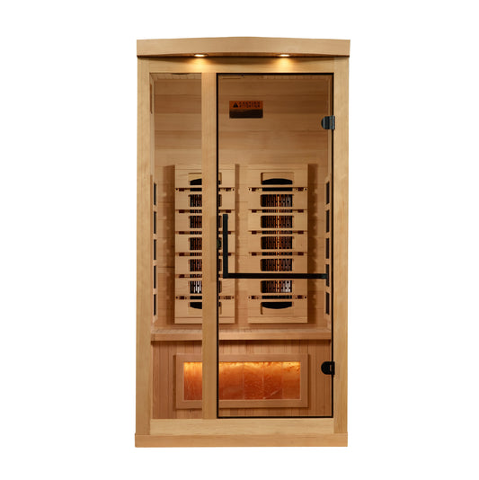 Golden Designs 8000 Reserve Series 1-Person Near-Zero EMF Full-Spectrum Infrared Sauna