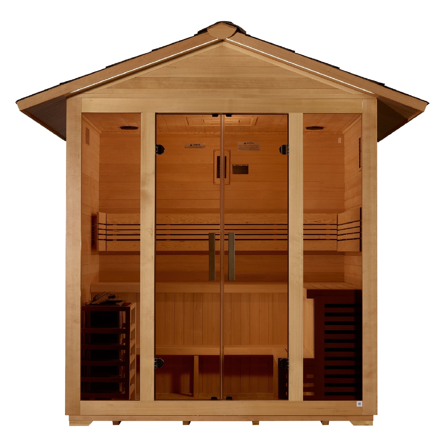 Golden Designs Vorarlberg 5-Person Outdoor Traditional Sauna