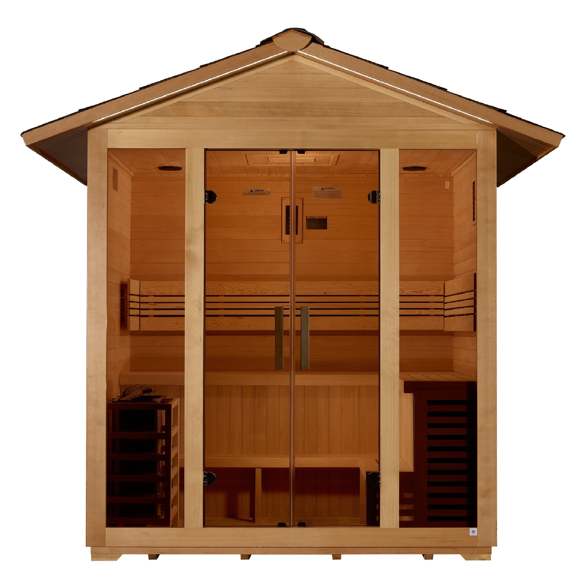 Golden Designs Vorarlberg 5-Person Outdoor Traditional Sauna