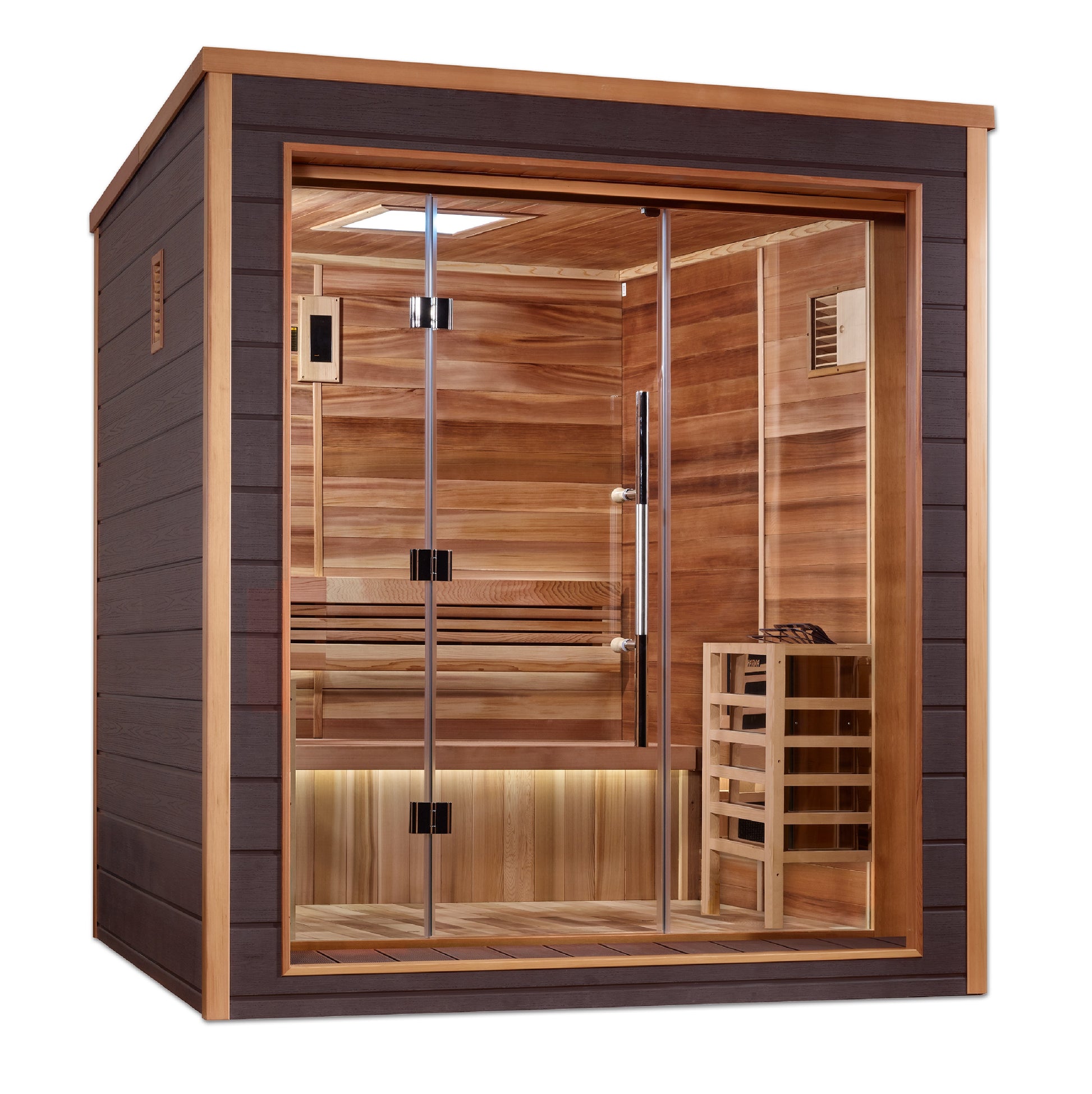 Golden Designs Drammen 3-Person Outdoor Traditional Sauna