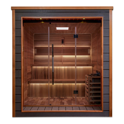 Golden Designs Bergen 6-Person Outdoor Traditional Sauna