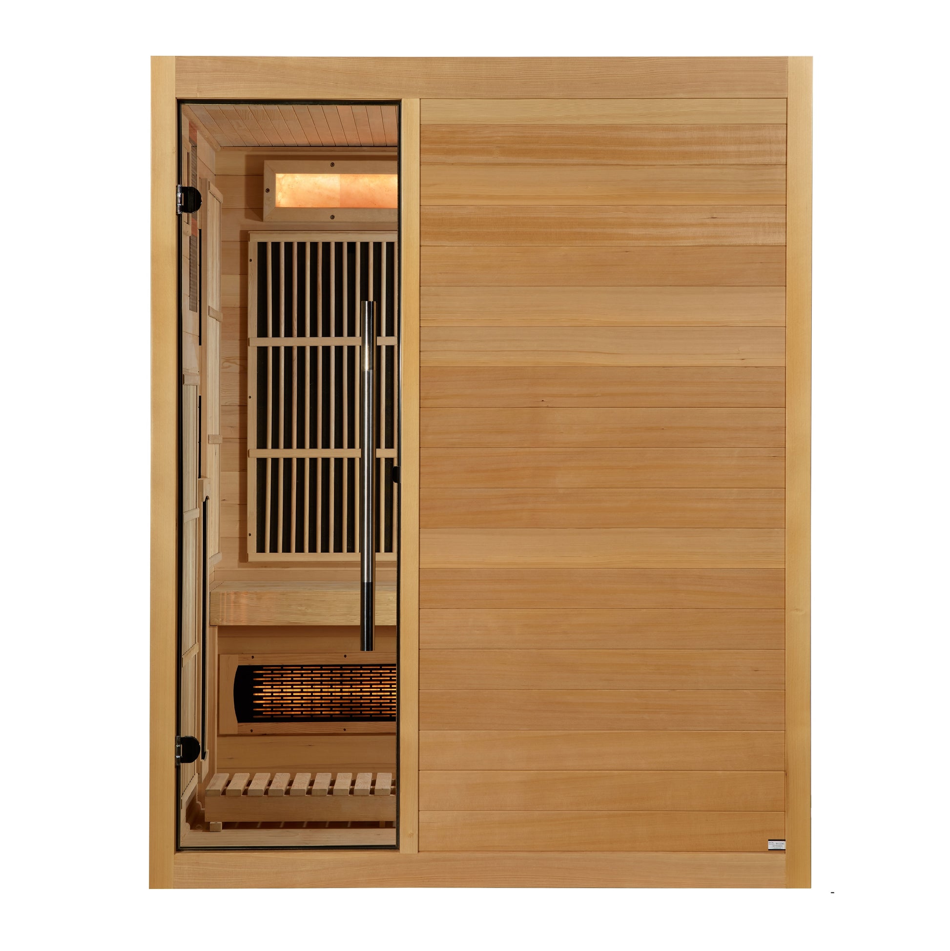 Golden Designs Soria 3-Person Indoor Near-Zero EMF Hybrid Sauna