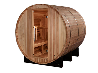 Golden Designs Arosa 4-Person Barrel Outdoor Traditional Sauna