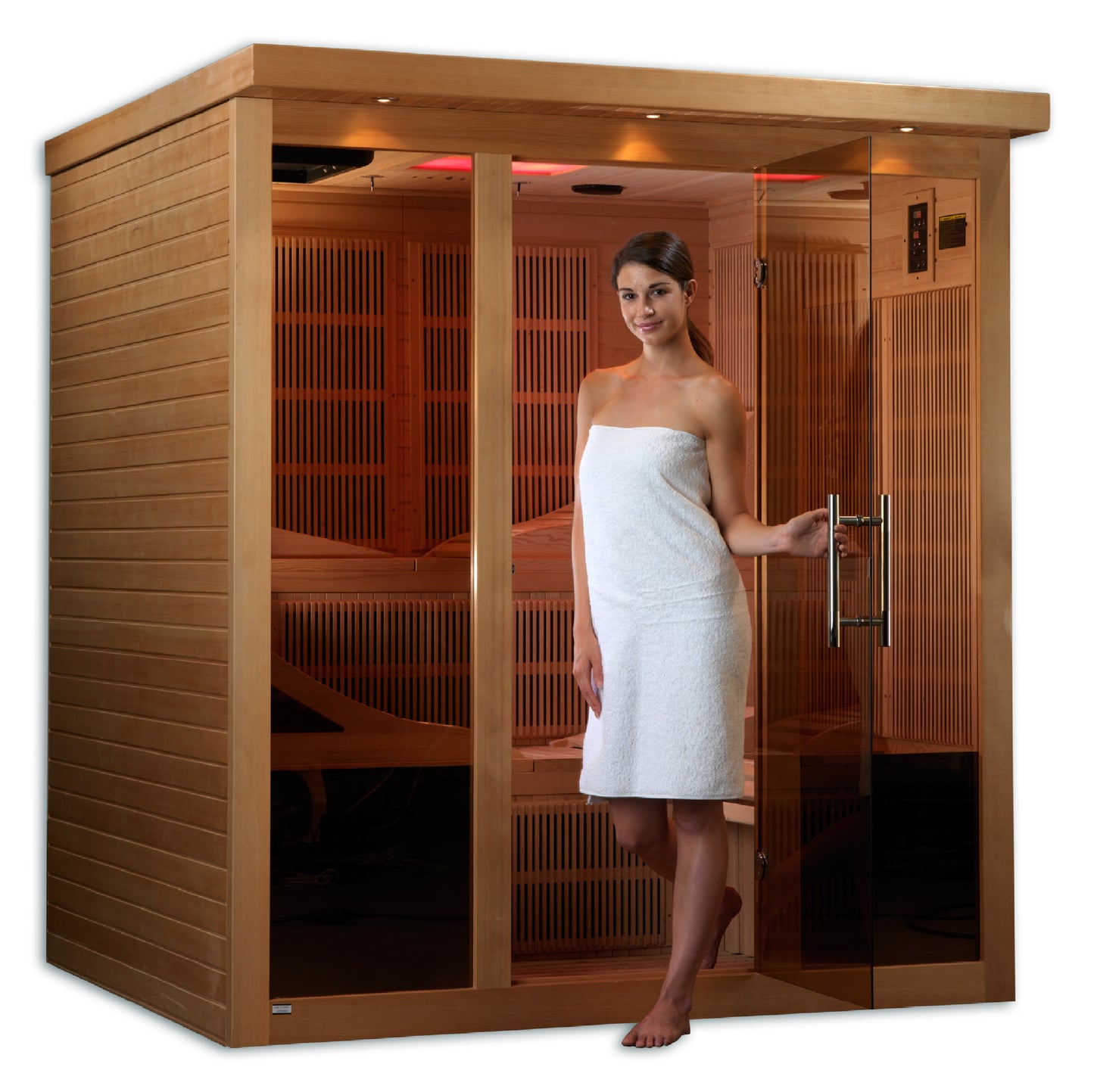 Golden Designs Monaco Elite 6-Person Near-Zero EMF FAR Infrared Sauna alternate product view 2