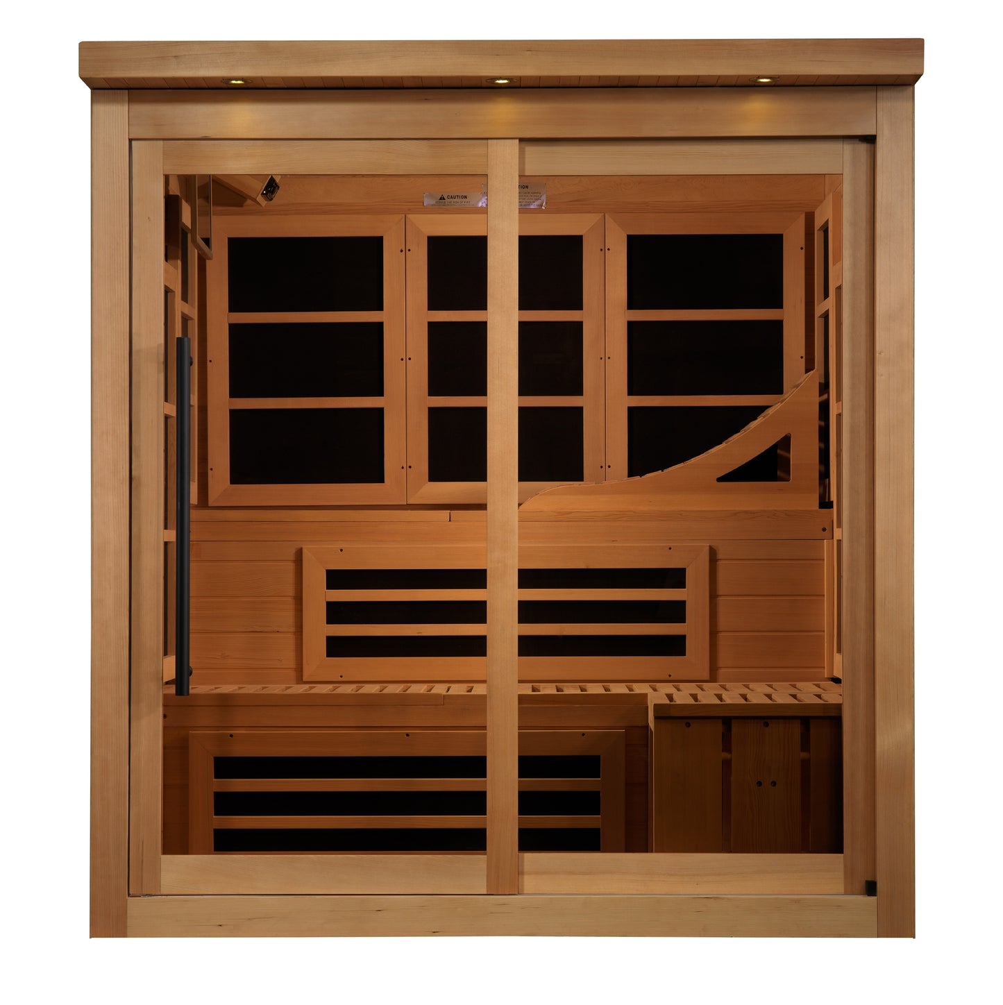 Golden Designs Monaco Limited Edition 6-Person Near-Zero EMF FAR Infrared Sauna alternate product view 2