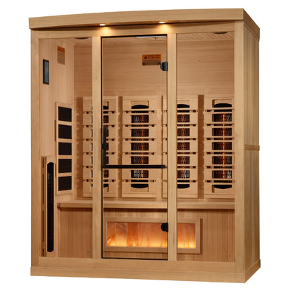 Golden Designs 8000 Reserve Series 4-Person Near-Zero EMF Full-Spectrum Infrared Sauna alternate product view 2