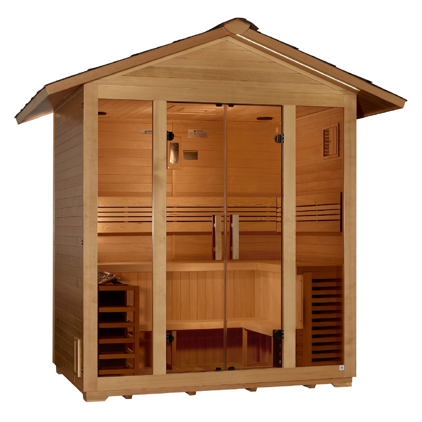 Golden Designs Vorarlberg 5-Person Outdoor Traditional Sauna alternate product view 2