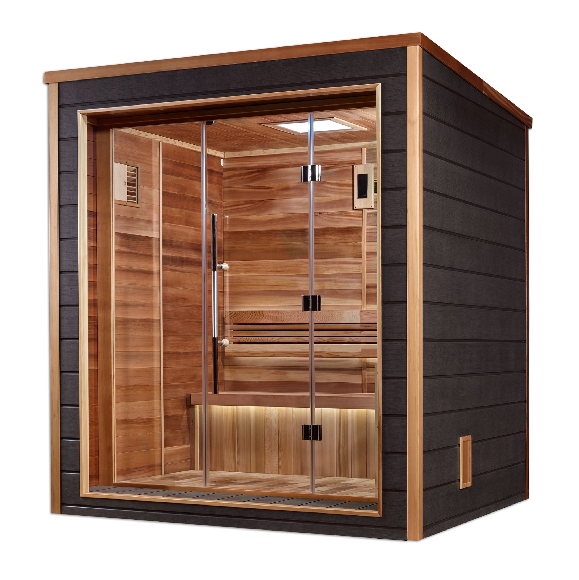 Golden Designs Drammen 3-Person Outdoor Traditional Sauna alternate product view 2