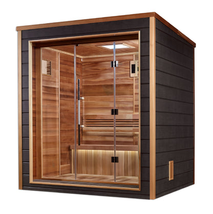 Golden Designs Drammen 3-Person Outdoor Traditional Sauna alternate product view 2