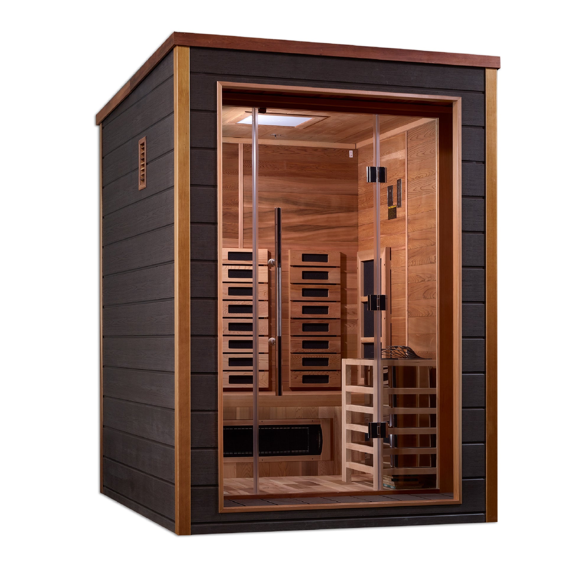 Golden Designs Nora 2-Person Outdoor Near-Zero EMF Hybrid Sauna alternate product view 2