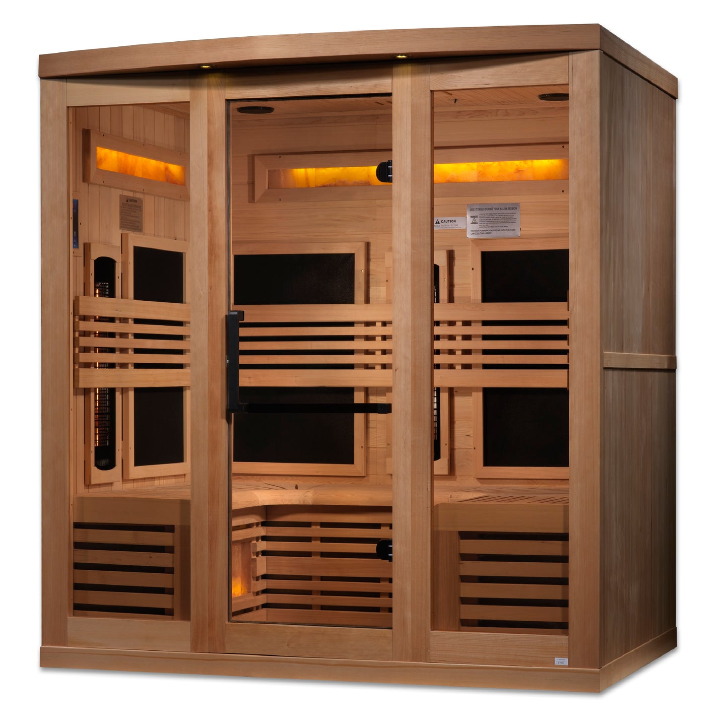 Golden Designs Reserve Edition 6-Person Near-Zero EMF Full-Spectrum Infrared Sauna alternate product view 2