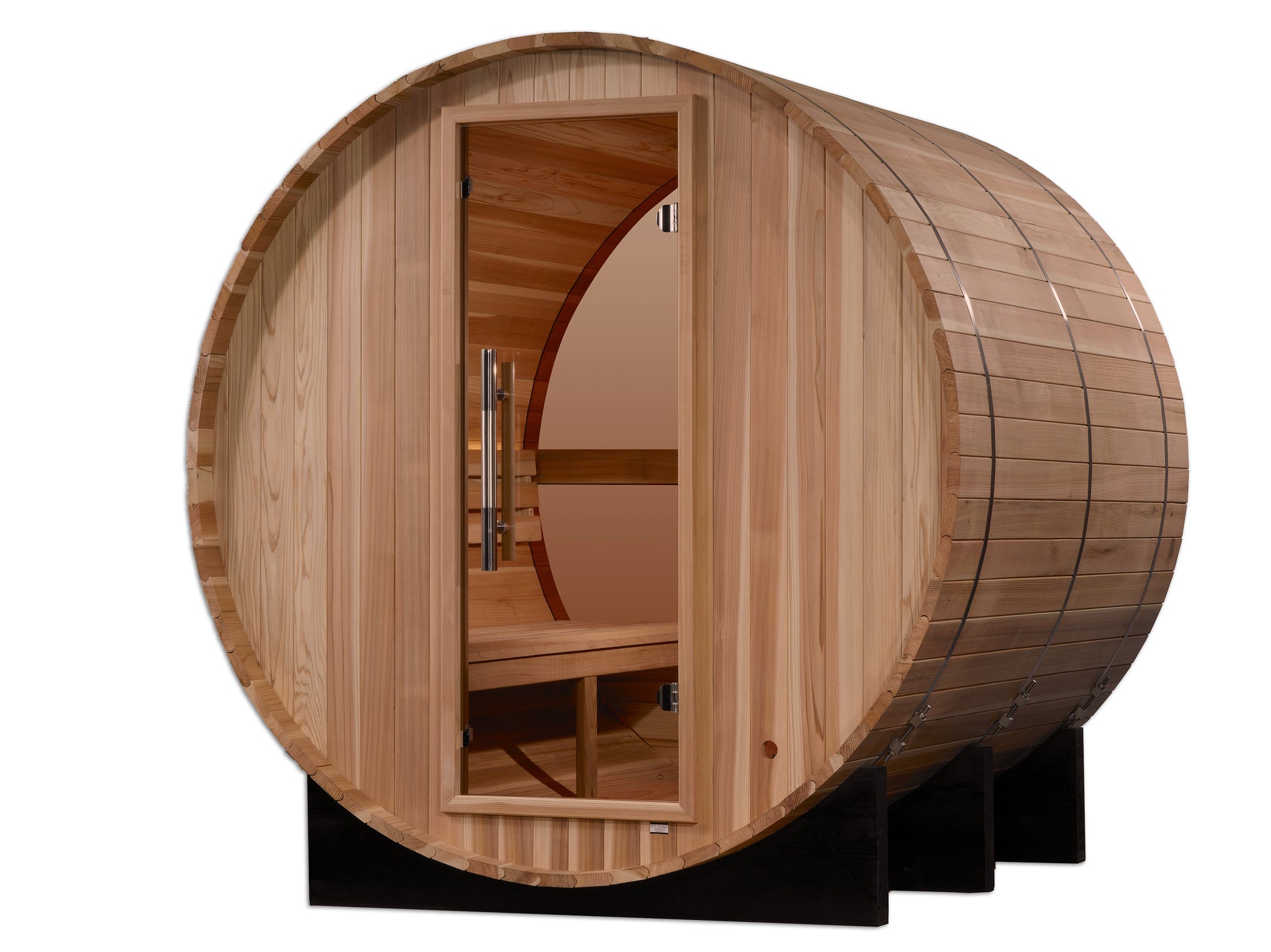 Golden Designs Zurich 4-Person Barrel Outdoor Traditional Sauna alternate product view 2