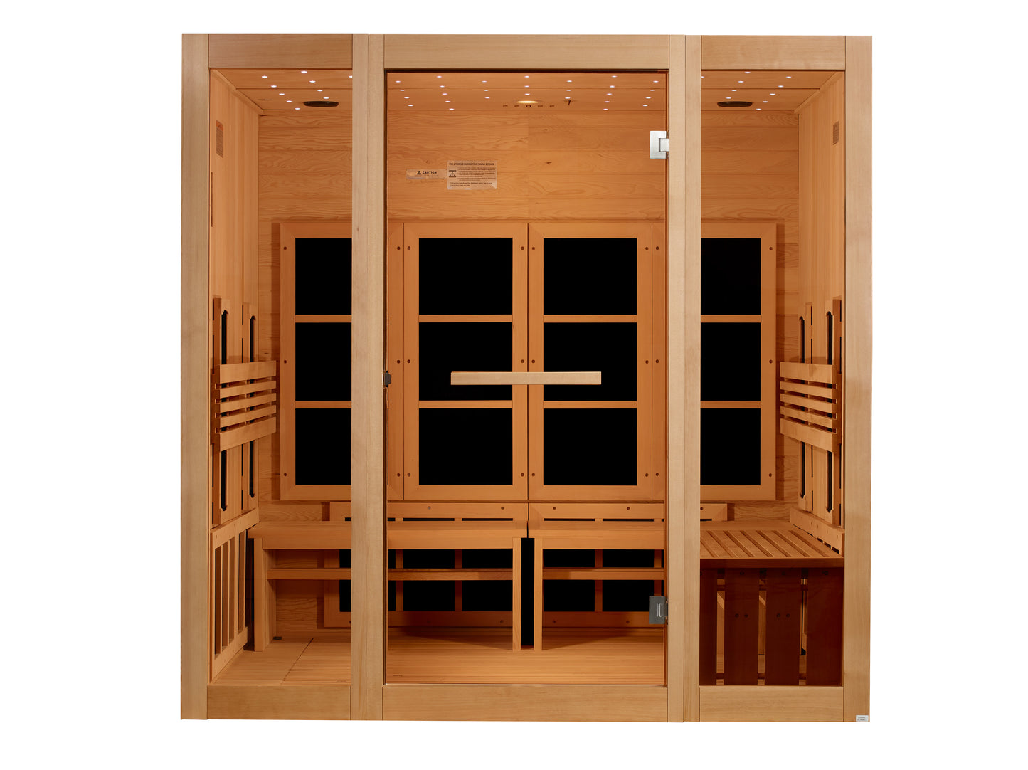 Golden Designs Catalonia 8-Person Near-Zero EMF Full-Spectrum Infrared Sauna alternate product view 3