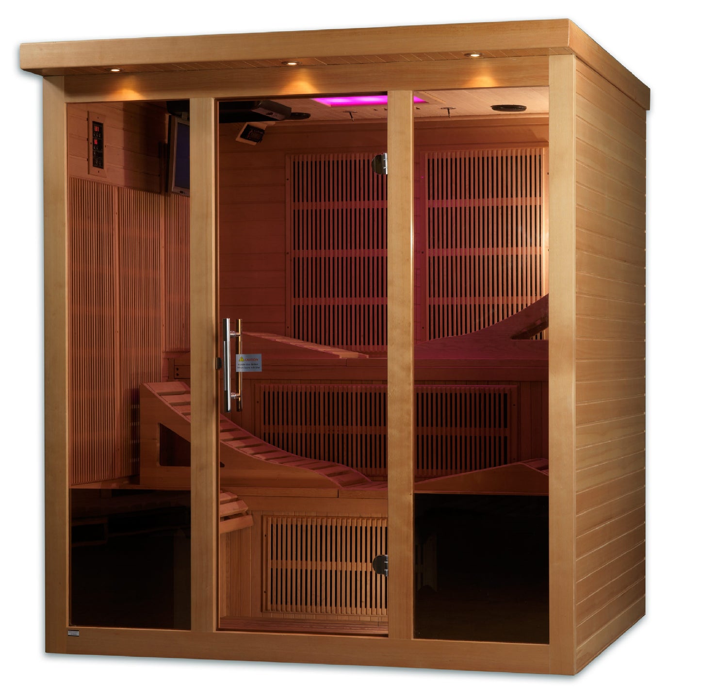 Golden Designs Monaco Elite 6-Person Near-Zero EMF FAR Infrared Sauna alternate product view 3