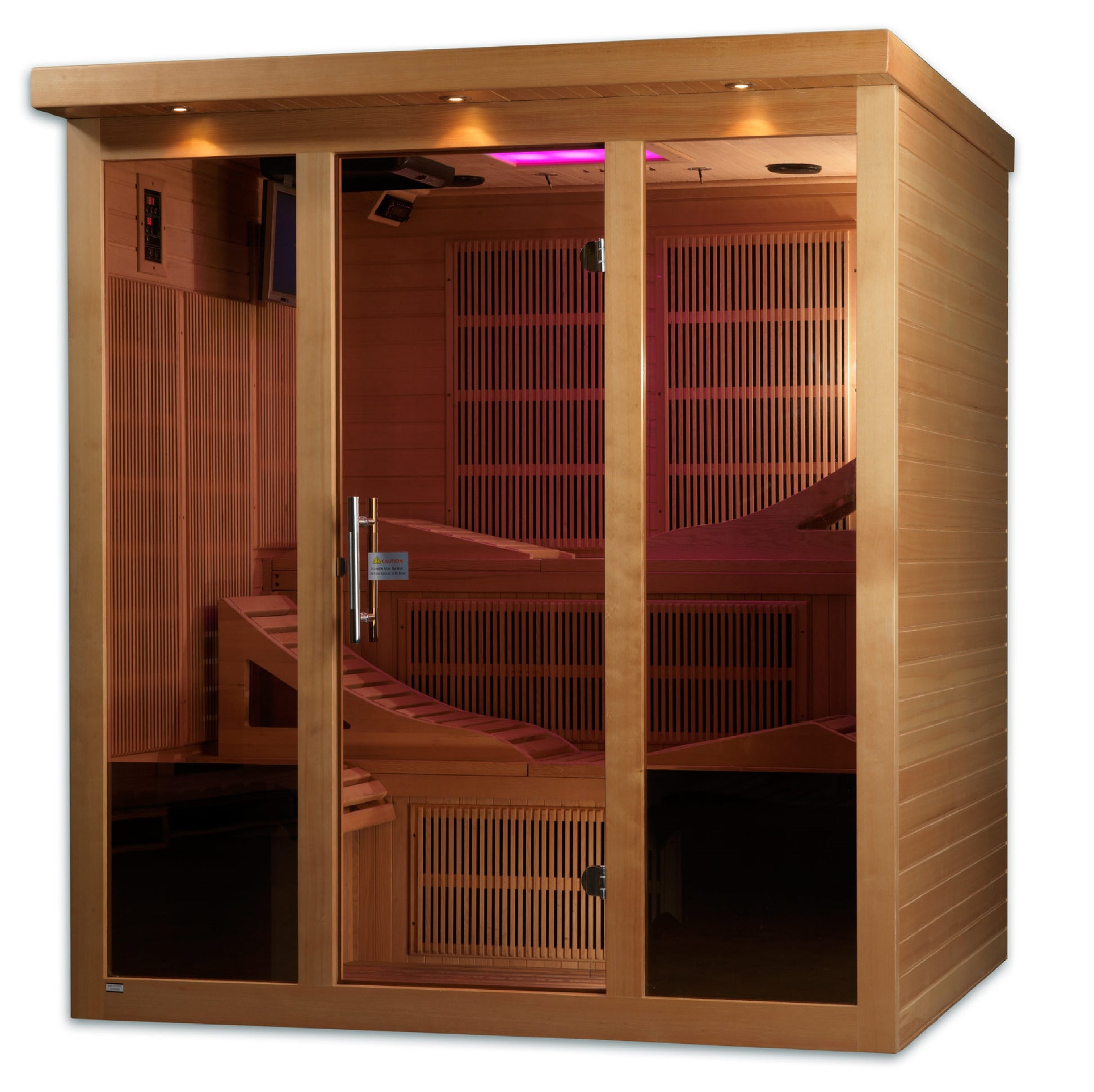 Golden Designs Monaco Elite 6-Person Near-Zero EMF FAR Infrared Sauna alternate product view 3
