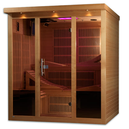 Golden Designs Monaco Elite 6-Person Near-Zero EMF FAR Infrared Sauna alternate product view 3