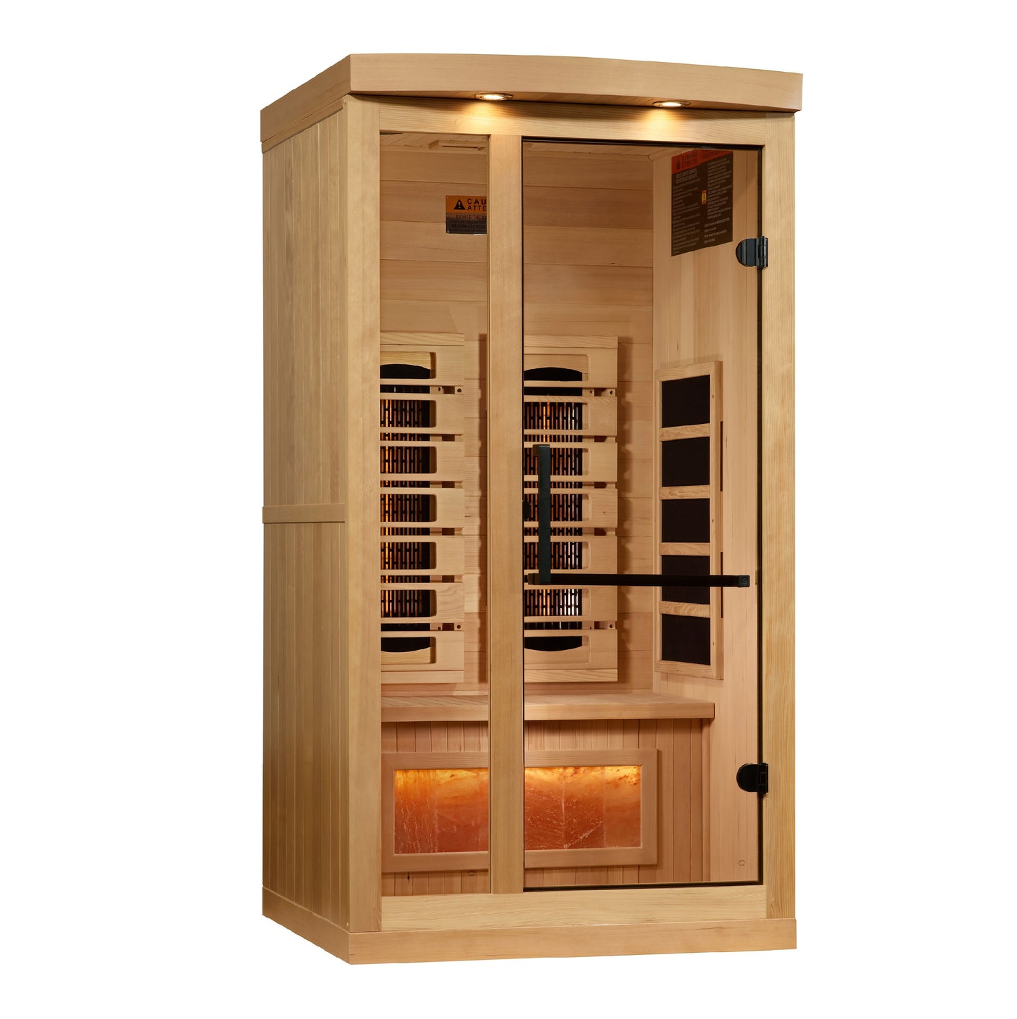 Golden Designs 8000 Reserve Series 1-Person Near-Zero EMF Full-Spectrum Infrared Sauna alternate product view 3