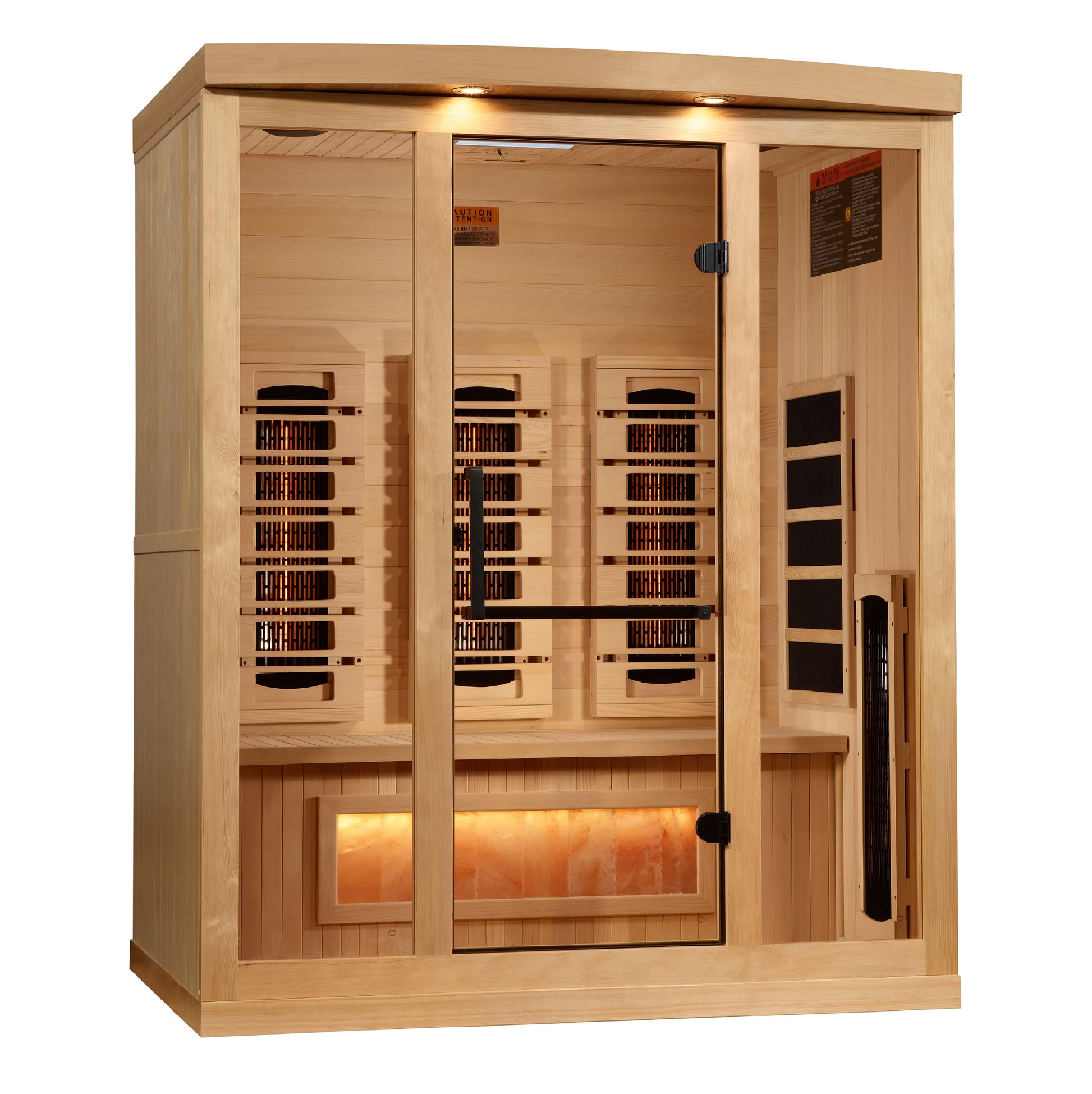 Golden Designs 8000 Reserve Series 3-Person Near-Zero EMF Full-Spectrum Infrared Sauna alternate product view 3