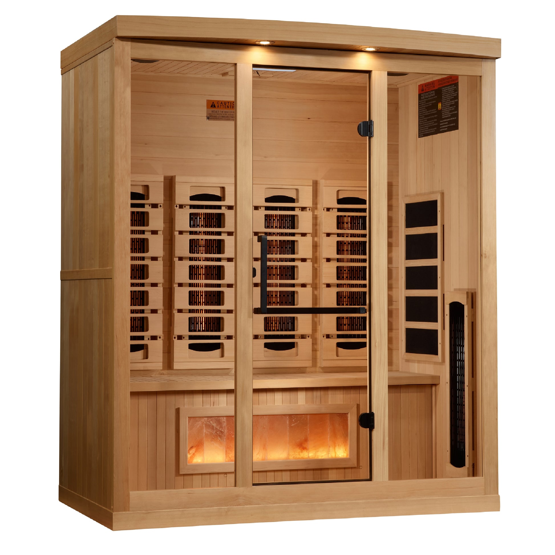 Golden Designs 8000 Reserve Series 4-Person Near-Zero EMF Full-Spectrum Infrared Sauna alternate product view 3