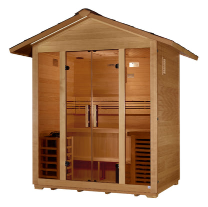 Golden Designs Vorarlberg 5-Person Outdoor Traditional Sauna alternate product view 3