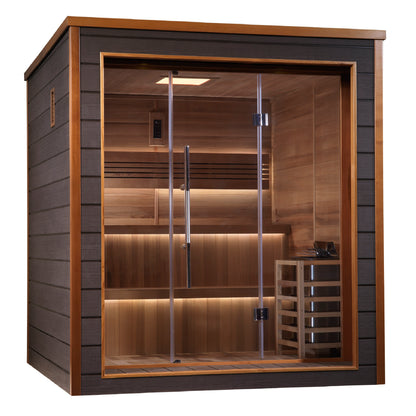 Golden Designs Bergen 6-Person Outdoor Traditional Sauna alternate product view 3