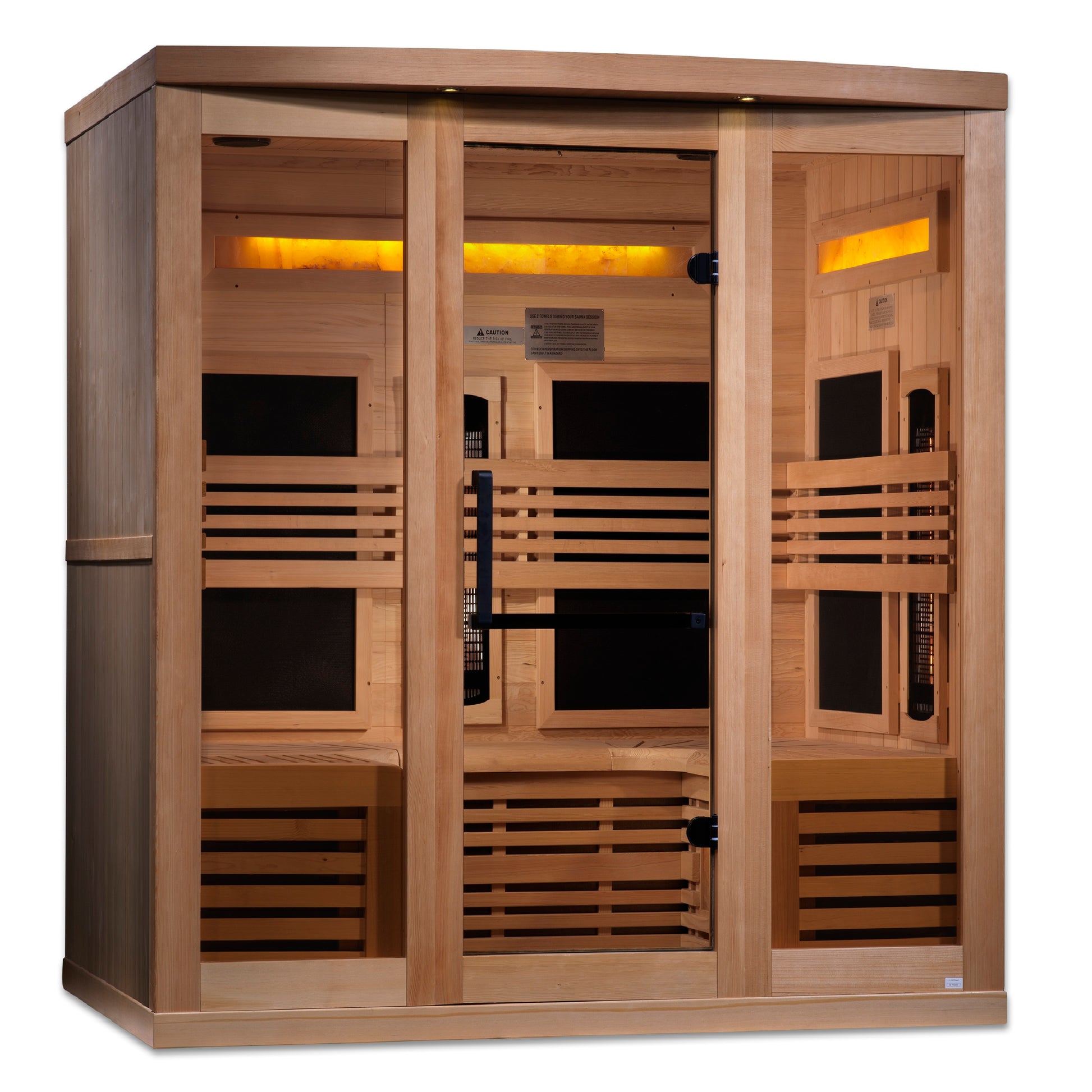 Golden Designs Reserve Edition 6-Person Near-Zero EMF Full-Spectrum Infrared Sauna alternate product view 3