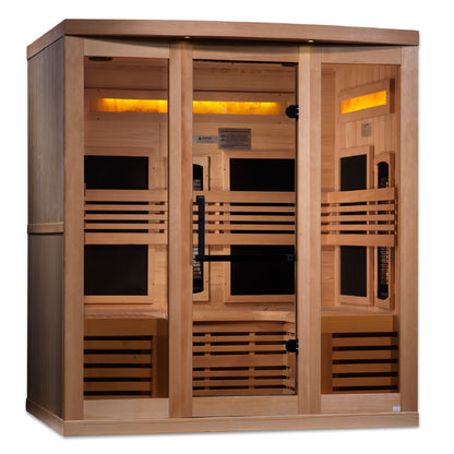 Golden Designs Reserve Edition 6-Person Near-Zero EMF Full-Spectrum Infrared Sauna alternate product view 3