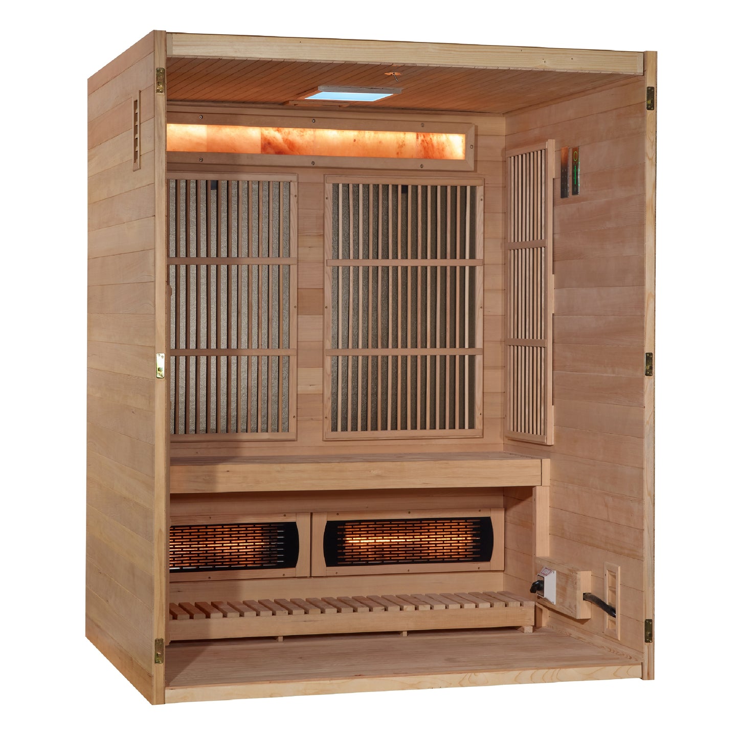 Golden Designs Soria 3-Person Indoor Near-Zero EMF Hybrid Sauna alternate product view 3