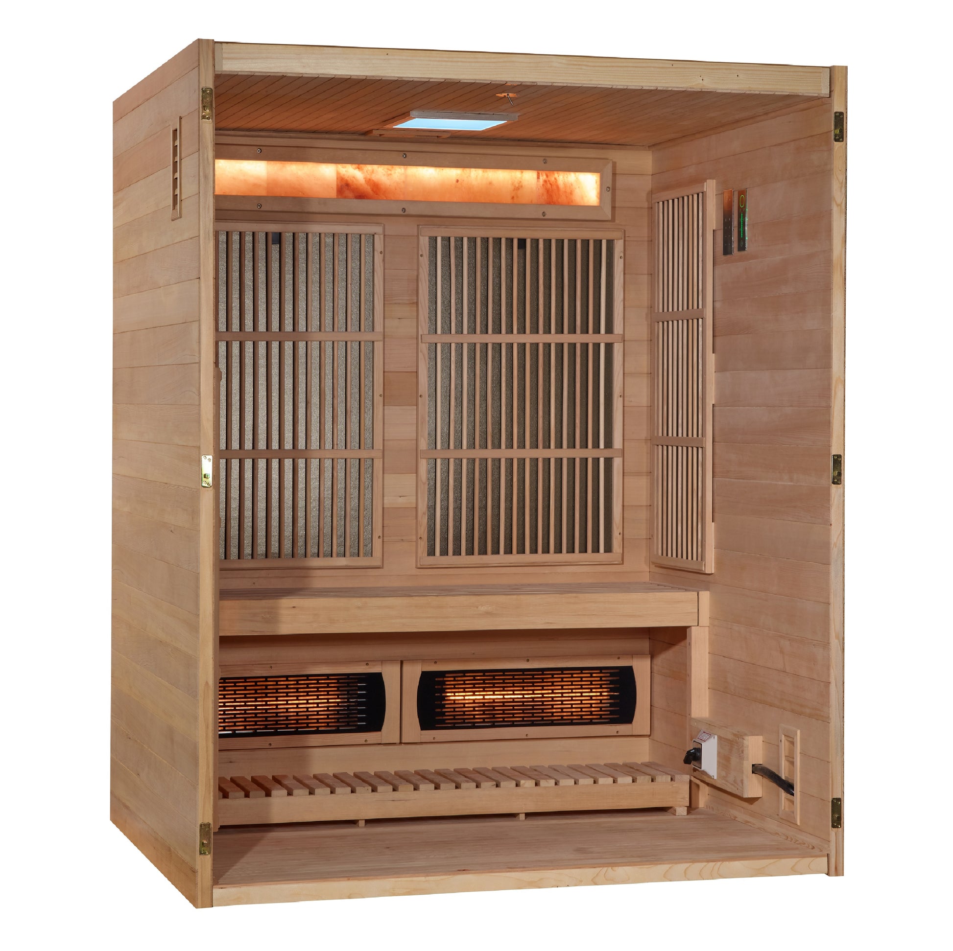 Golden Designs Soria 3-Person Indoor Near-Zero EMF Hybrid Sauna alternate product view 3