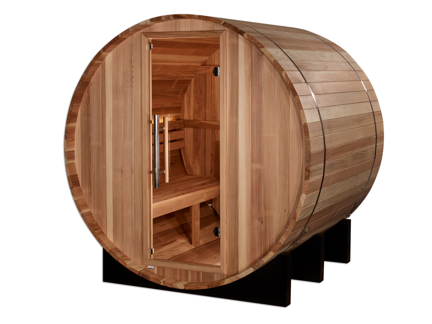 Golden Designs St. Moritz 2-Person Barrel Outdoor Traditional Sauna alternate product view 3