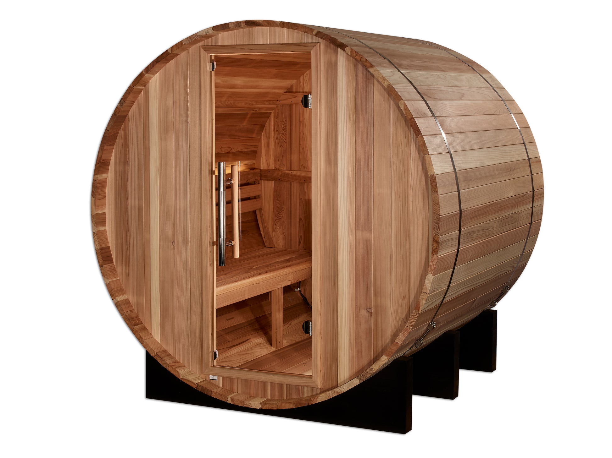 Golden Designs St. Moritz 2-Person Barrel Outdoor Traditional Sauna alternate product view 3