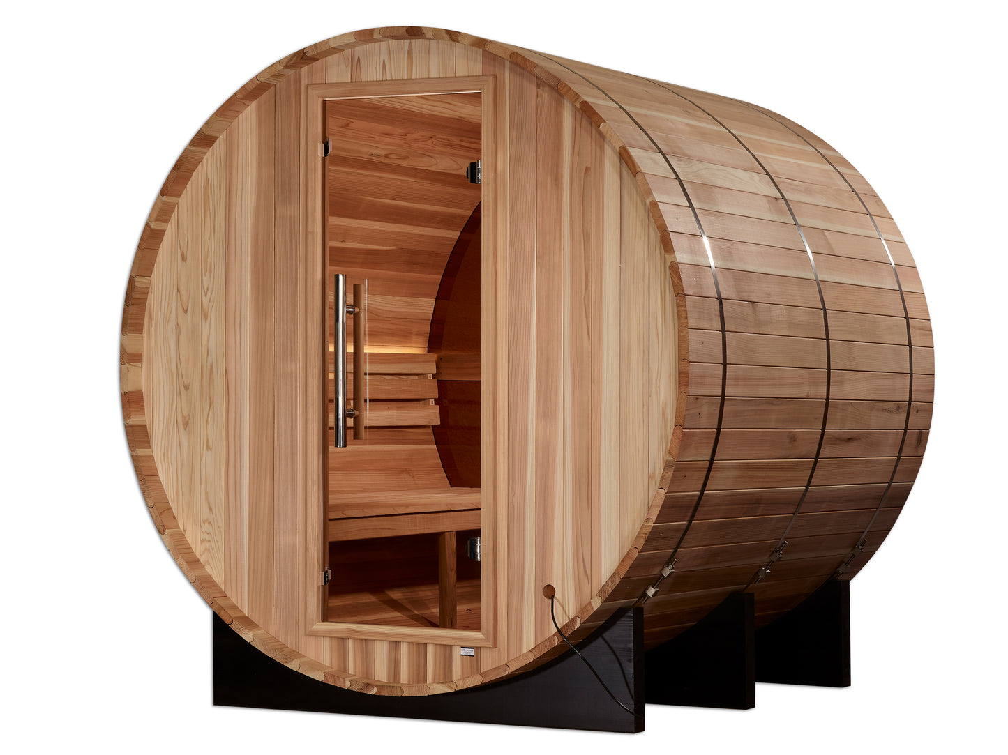 Golden Designs Zurich 4-Person Barrel Outdoor Traditional Sauna alternate product view 3