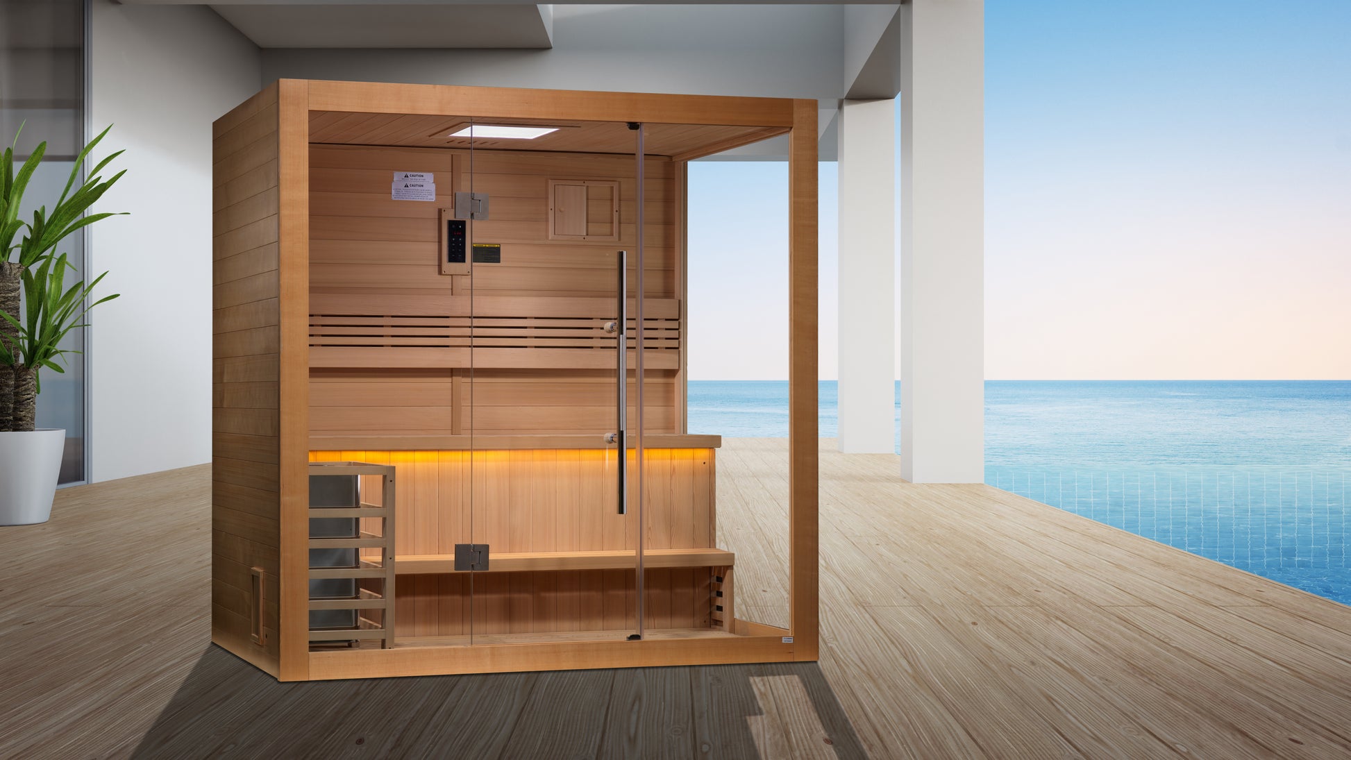 Golden Designs Forssa 3-Person Traditional Sauna alternate product view 4