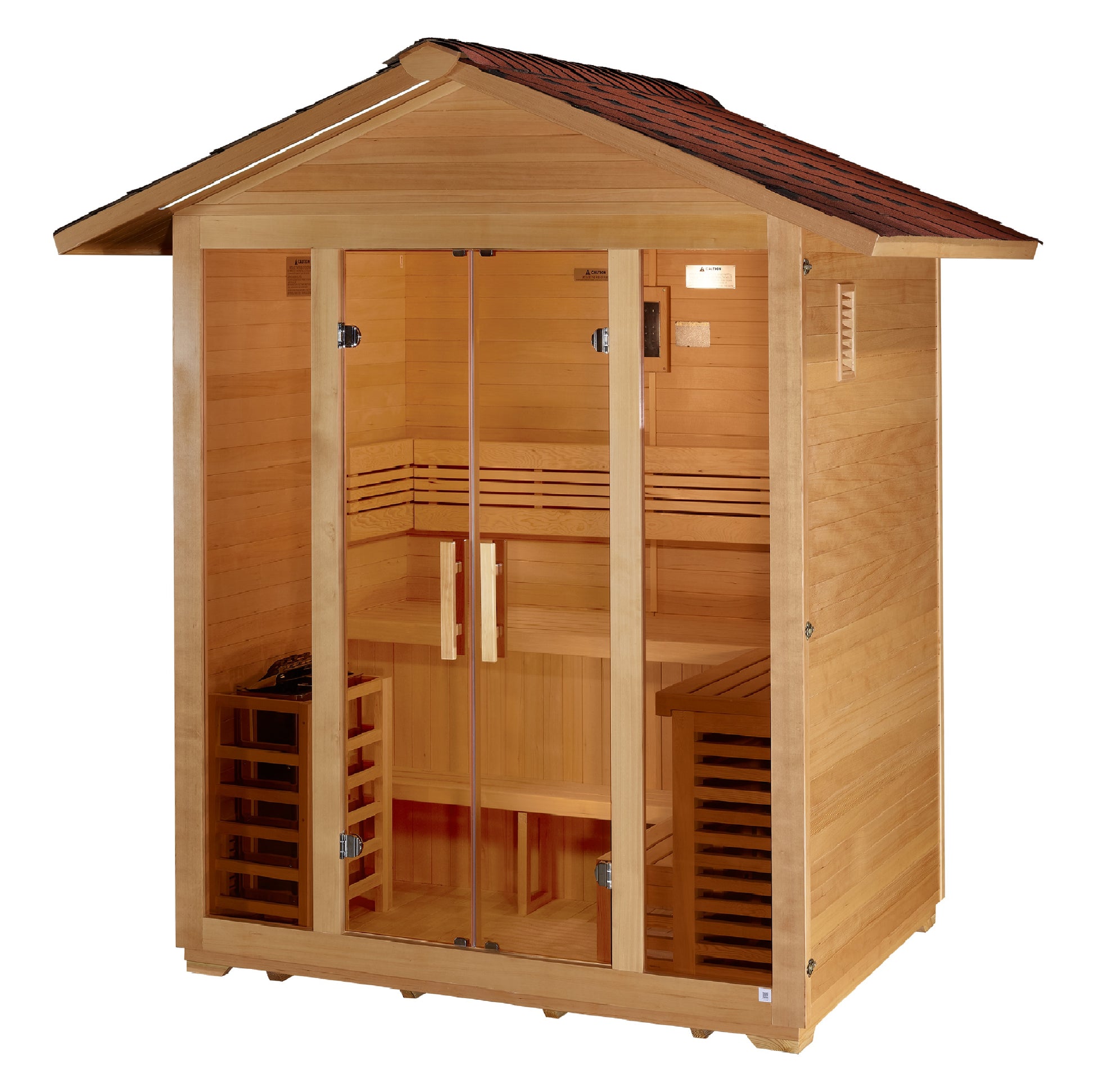 Golden Designs Vorarlberg 5-Person Outdoor Traditional Sauna alternate product view 4