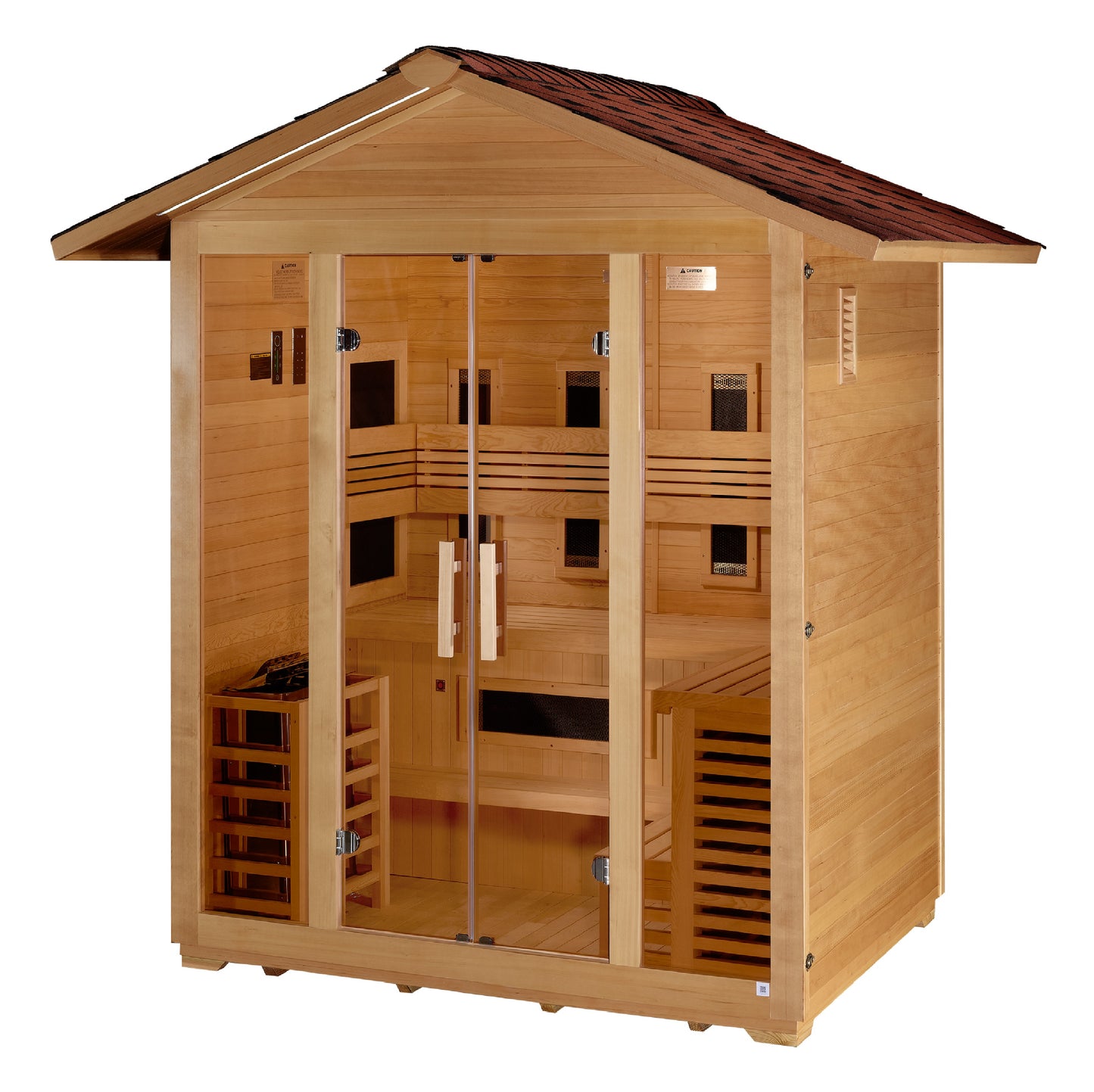 Golden Designs Gargellen 5-Person Outdoor Near-Zero EMF Hybrid Sauna alternate product view 4