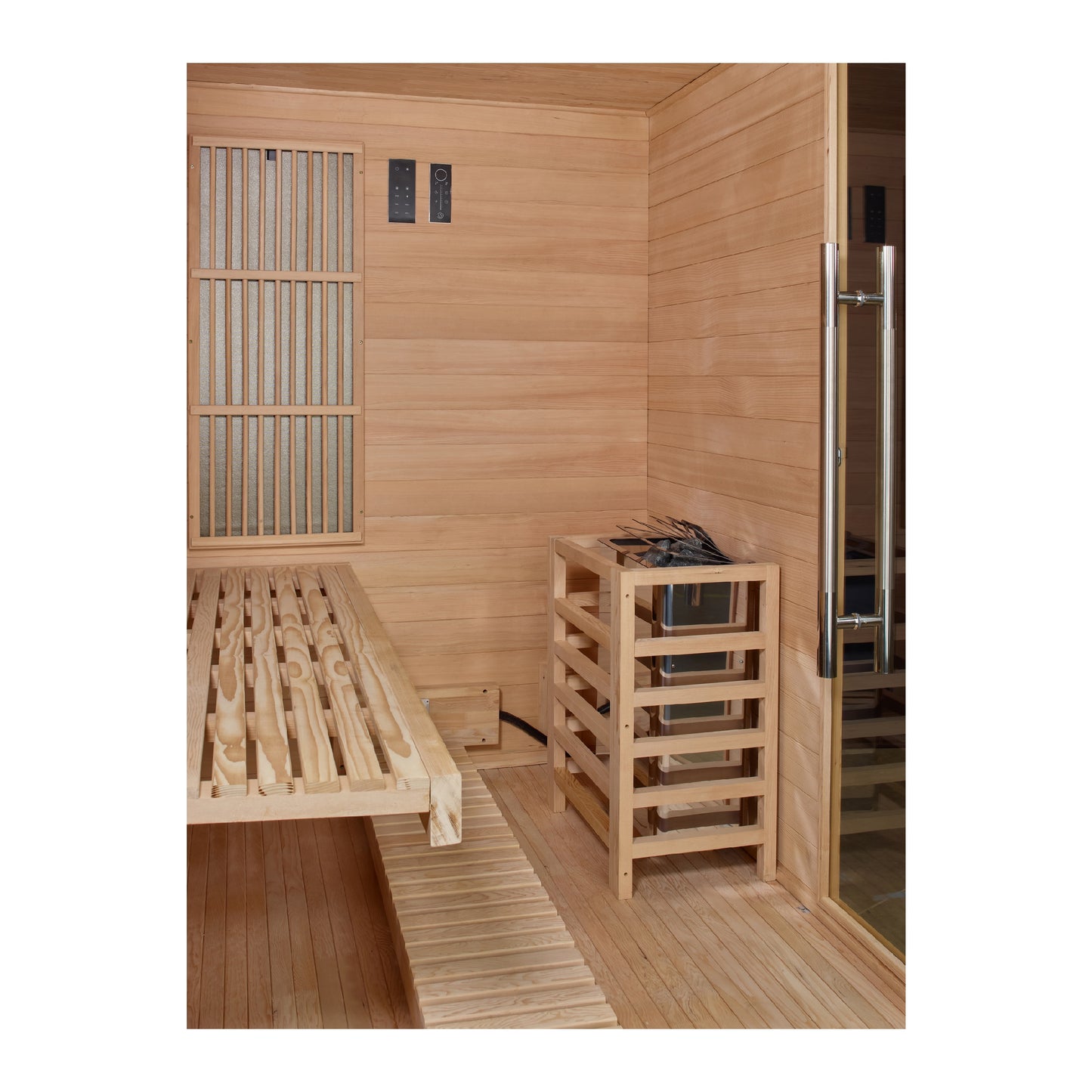 Golden Designs Soria 3-Person Indoor Near-Zero EMF Hybrid Sauna alternate product view 4