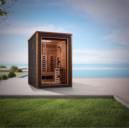 Golden Designs Nora 2-Person Outdoor Near-Zero EMF Hybrid Sauna alternate product view 5