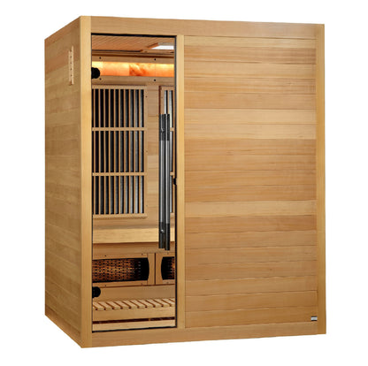 Golden Designs Soria 3-Person Indoor Near-Zero EMF Hybrid Sauna alternate product view 5