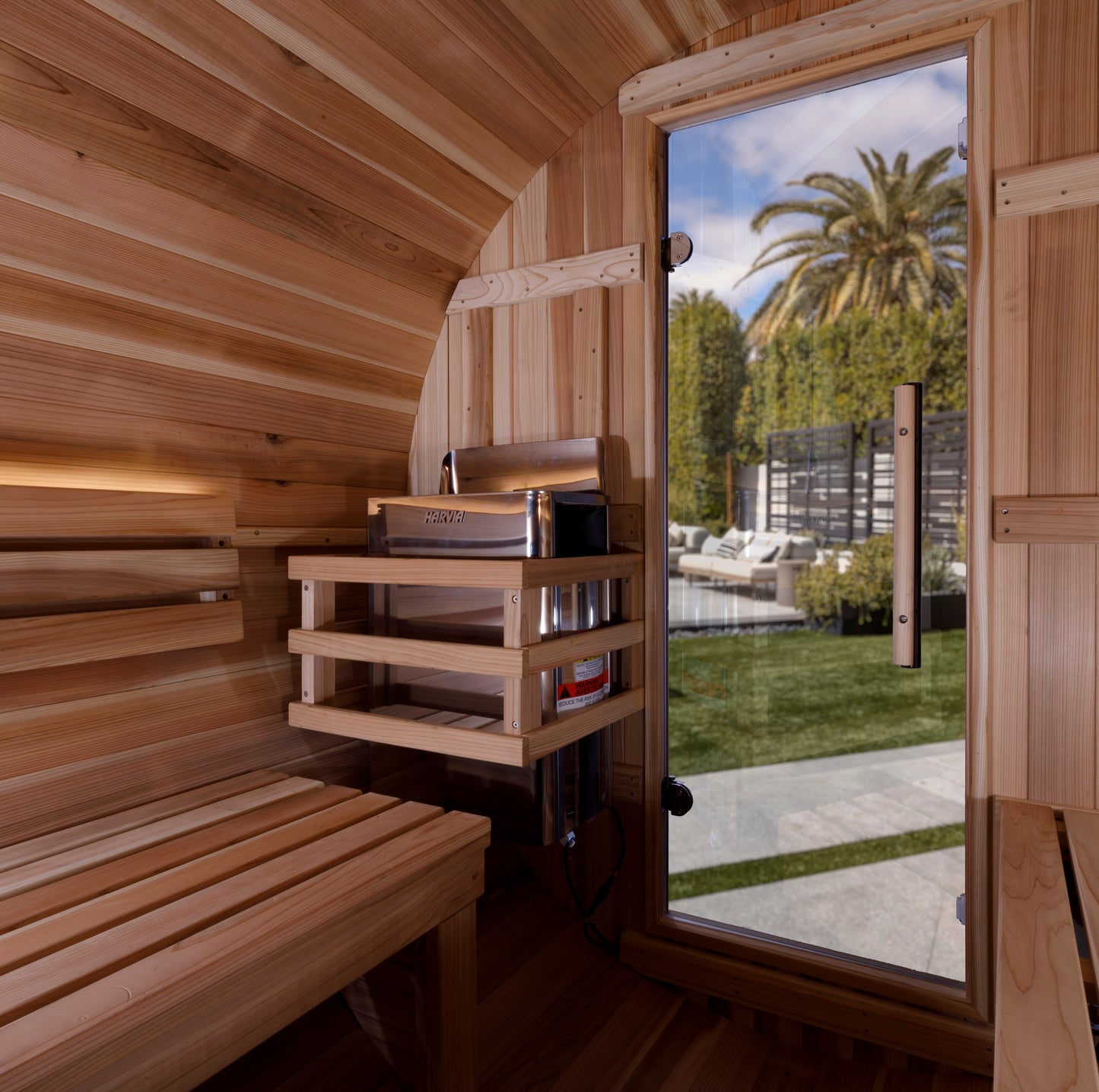 Golden Designs Zurich 4-Person Barrel Outdoor Traditional Sauna alternate product view 5