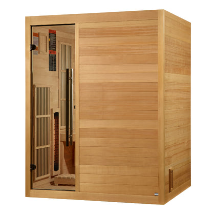 Golden Designs Soria 3-Person Indoor Near-Zero EMF Hybrid Sauna alternate product view 6