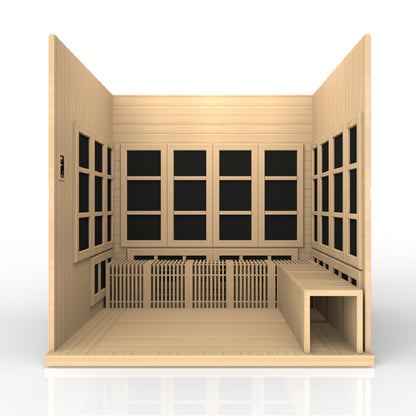 Golden Designs Catalonia 6+ Person Near-Zero EMF FAR Infrared Sauna – product image 8 of 10