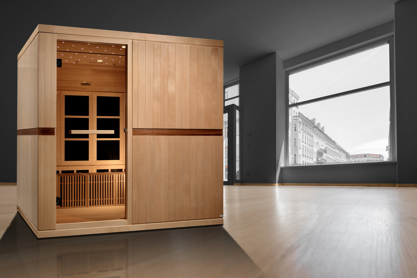 Golden Designs Catalonia 6+ Person Near-Zero EMF FAR Infrared Sauna – product image 9 of 10