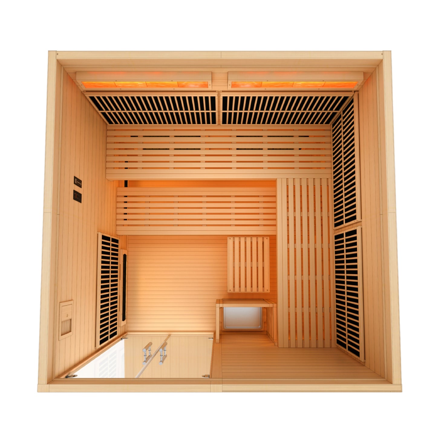Golden Designs Toledo 6+ Person Near-Zero EMF Hybrid Sauna – product image 2 of 12