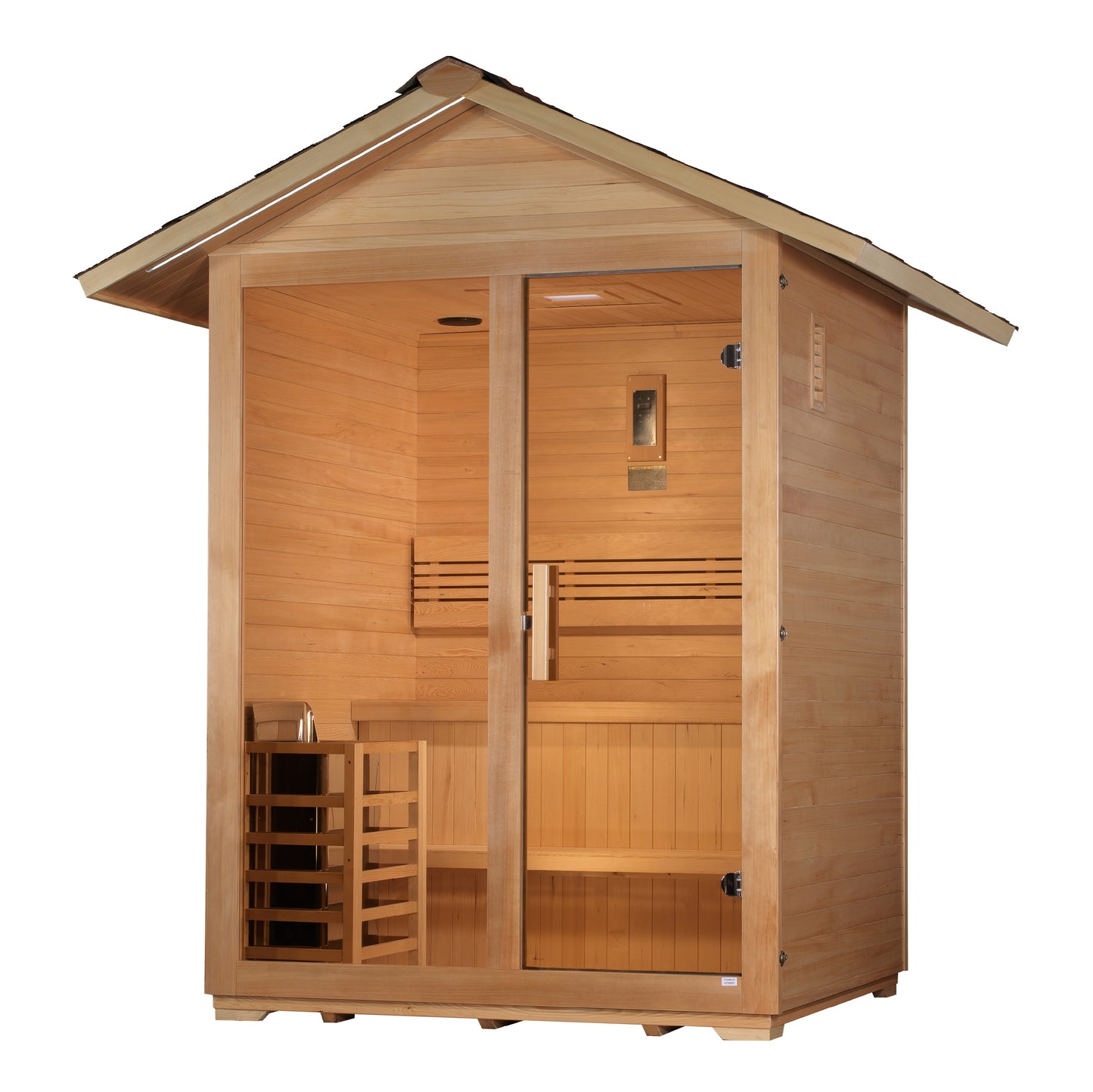 Golden Designs Arlberg 3-Person Outdoor Traditional Sauna – product view 1