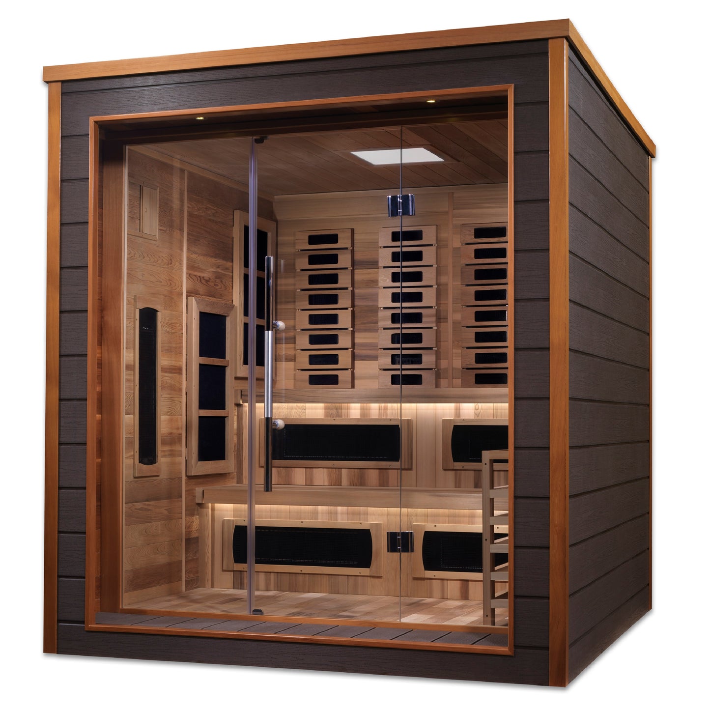 Golden Designs Karlstad 6-Person Outdoor Near-Zero EMF Hybrid Sauna alternate product view 3